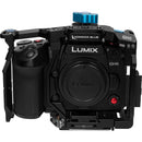 Cage pour appareil photo Kondor Blue KB-PLGH6-CO-BK pour Panasonic Lumix GH6/GH7 (noir corbeau)