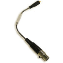 Point Source Audio CO-8WL-XTX-BL Series8 CO-8WL Omnidirectional Waterproof Lavalier Microphone (Telex, Black)