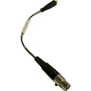 Kit de commutateur lavalier basse sensibilité Point Source Audio CO-8WL-KIT-XLE-BL Série 8 CO-8WL (Lectrosonics, noir)