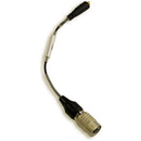 Microphone omnidirectionnel Point Source Audio CO-8WS-XAT-BR série 8 avec connecteur Hirose 4 broches de type CW pour émetteurs Audio-Technica (marron)