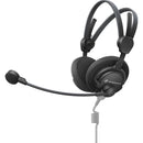 Sennheiser HMD 46 Dual-Ear On-Ear Open-Back Broadcast Headset with Dynamic Mic (No Cable)