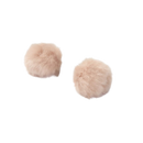 DPA AIR1-BEIGE-L Universal Miniature Fur Windscreen (Large, Beige) - 2-Pack