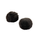 DPA AIR1-BLACK-L Pare-vent miniature universel en fourrure (grand, noir) - Lot de 2