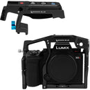 Cage pour appareil photo Kondor Blue KB-PS5II-BK avec poignée supérieure pour Panasonic Lumix S5II/X (noir corbeau)