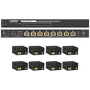 DVDO Splitter-18-CAT 4K 1 x 8 Répartiteur HDMI avec sorties par catégorie