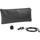 Shure WL183MB/O-LM3 Low-Profile Omnidirectional Lavalier Microphone with LEMO 3-Pin Connector (Black)