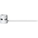 Shure WL185MW / C-LM3 Microphone lavalier cardioïde à profil bas avec connecteur LEMO à 3 broches (blanc)
