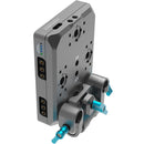 Kondor Blue KB-PROGMP Pro Battery Plate With Swiveling Rod Block (Gold Mount, Space Gray)