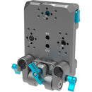 Kondor Blue KB-PROGMP Pro Battery Plate With Swiveling Rod Block (Gold Mount, Space Gray)