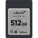 Carte mémoire Exascend EXPC4EA512GB Essential Pro CFexpress 4.0 Type A - 512 Go