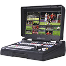 Studio de streaming mobile Datavideo HS-3200 à 12 entrées HD-SDI et HDMI avec moniteur LCD de 17,3 pouces