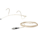 Sennheiser HEADMIC 4 BE 3-PIN Headset Microphone (Beige) - 3-Pin LEMO Connector