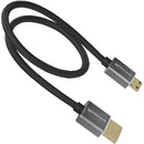 Kondor Blue KB-MN-FHDMI-16-BK High-Speed Mini-HDMI to HDMI Cable (Raven Black) - 16in