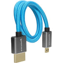 Kondor Blue KB-MC-FHDMI-16 High-Speed Micro-HDMI To HDMI Cable (Kondor Blue) - 16in