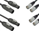 Kit de connexion QSC LS-KIT-J-NA Amérique du Nord avec 2 PowerCON TRUE1 et 2 EtherCON