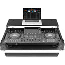 Odyssey FZGSXDJAZWBL Flight Case for AlphaTheta XDJ-AZ with Glide-Style Platform and Roller Wheels (Black)
