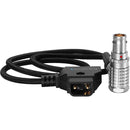 Kondor Blue KB-DTAP-FLEMO6P-RA-BK D-Tap To Right-Angle Power Cable For RED V-RAPTOR And KOMODO-X - 20in
