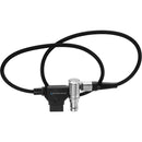 Kondor Blue KB-DTAP-FLEMO6P-RA-BK D-Tap To Right-Angle Power Cable For RED V-RAPTOR And KOMODO-X - 20in