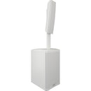 QSC KC12-WH Active 3-Way Column Loudspeaker System with Bluetooth (White) - 12"