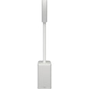 QSC KC12-WH Active 3-Way Column Loudspeaker System with Bluetooth (White) - 12"