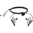 DPA 4560 CORE+ Binaural Headset Microphone With MicroLock Connectors (Black)