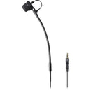 Microphone à condensateur cardioïde à pince Audio-Technica ATM355VFCLM3 pour instruments, compatible avec les systèmes sans fil Sennheiser (connecteur 3,5 mm).