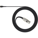 Microphone cravate omnidirectionnel basse sensibilité DPA 4061 CORE+ avec adaptateur TA4F pour émetteurs Shure (noir)