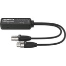 Turtle AV TAV-D2XEN Dual-Channel Analog Female XLR Input To Dante Adapter