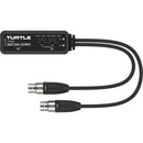 Turtle AV TAV-D2XEN Dual-Channel Analog Female XLR Input To Dante Adapter