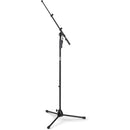 On-Stage MS7550-CB One Handed Tripod Microphone Stand with Telescoping Boom