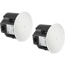 JBL CONTROL 426C/T-LS Passive 2-Way Coaxial Ceiling-Mounted Life-Safety Loudspeaker (Pair) - 6.5in