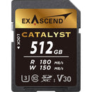 Carte mémoire SDXC Exascend EX512GSDU1 Catalyst UHS-I - 512 Go