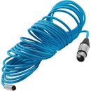 Kondor Blue KB-MINIXLR25 Mini-XLR Male To XLR Female Audio Cable (Blue) - 25ft