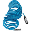 Kondor Blue KB-MINIXLR25 Mini-XLR Male To XLR Female Audio Cable (Blue) - 25ft
