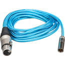 Kondor Blue KB-MINIXLR25 Mini-XLR Male To XLR Female Audio Cable (Blue) - 25ft
