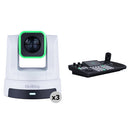 BirdDog X5UCOMBO-W - Kit de 3 caméras PTZ X5 Ultra et contrôleur PTZ KBD (blanc)