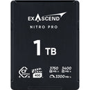 Carte mémoire Exascend EXPC4NB001TB Nitro Pro CFexpress 4.0 Type B - 1 To