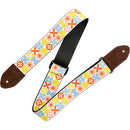 Levy MP2MCM-002 Mid-Century Modern Series Guitar Strap (Retro Flower)