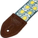 Levy MP2MCM-003 Mid-Century Modern Series Guitar Strap (Mod Tulip)