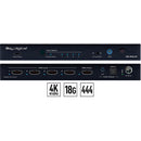 Commutateur HDMI 4K/18G Key Digital KD-S4x1X-3 avec commutation automatique et désintégration audio