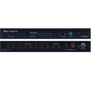 Commutateur HDMI 4K/18G Key Digital KD-S4x1X-3 avec commutation automatique et désintégration audio