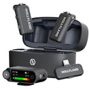 Système de microphone sans fil Hollyland LARK MAX 2 COMBO pour 2 personnes, compatible avec les appareils photo et mobiles (gris sidéral) - 2,4 GHz