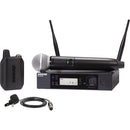 Shure GLXD124R+/85M-Z3 1 Person Wireless Combo Microphone Rack System (Z3: 2.4 / 5.8 GHz)