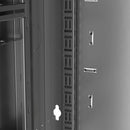 Étagère murale sectionnelle Middle Atlantic DWR-12-22PD avec porte avant en plexiglas