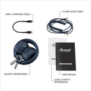 Casque audio sans fil Bluetooth supra-auriculaire Marshall MAJOR V (bleu nuit)