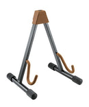 K&M 17540 Support de guitare électrique pliable avec largeur réglable (liège)