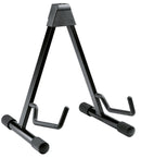 K&M 17541 Support pliable pour guitare acoustique avec largeur réglable (noir)
