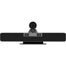 Caméra tout-en-un à double objectif 4K DVDO C6DL-1-G avec zoom optique 12x et suivi automatique par IA (Gris)
