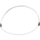Câble coaxial RF Venue WRG8X5 avec connecteurs BNC mâles 5' (blanc)