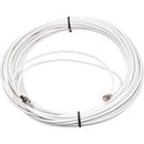 RF Venue WRG8X75 Coaxial Cable with BNC Male Connectors 75' (White)